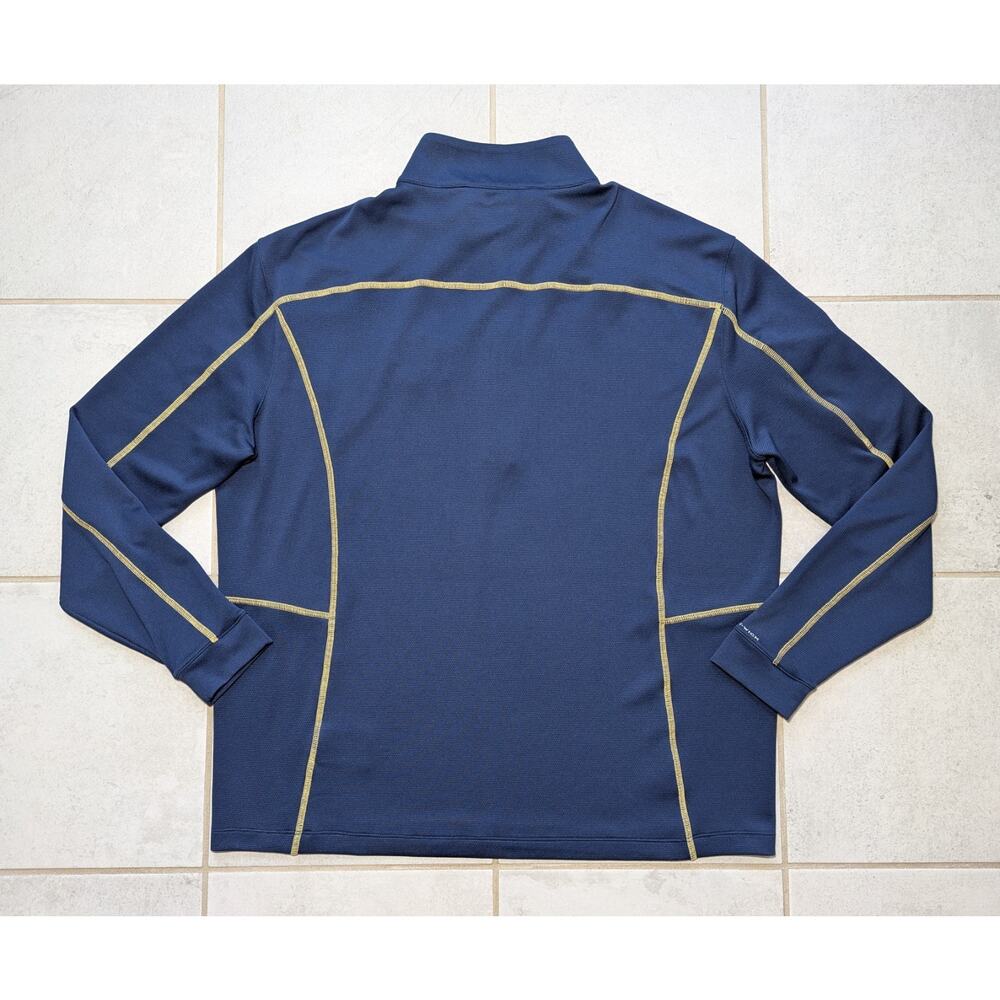 Columbia Golf Men's XL NAU Lumberjacks OmniWick 1/4 Zip Pullover Long Sleeve - Picture 6 of 8